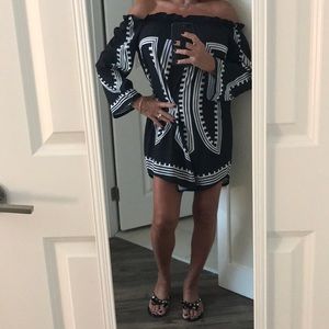 Comfy off the shoulder dress/cover-up